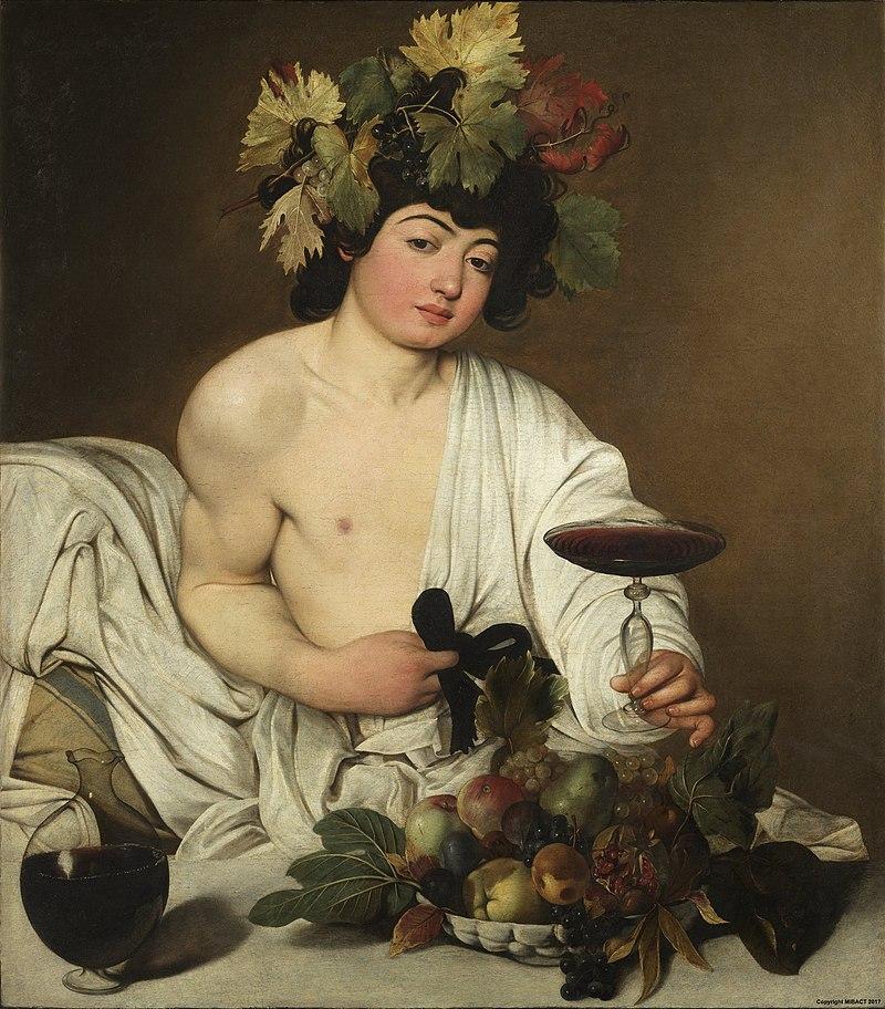 Baco por caravaggio