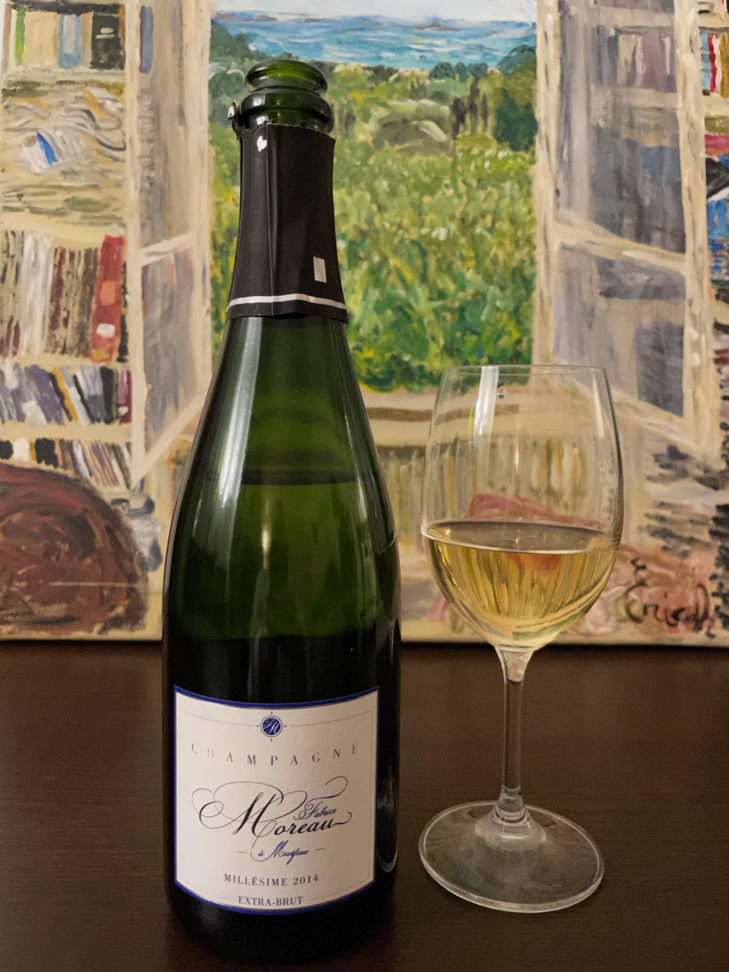 Champagne fabrice moreau extra brut millesime 2014