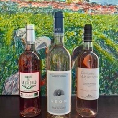 Coffret degustation 3 bouteilles des roses provencaux et corses