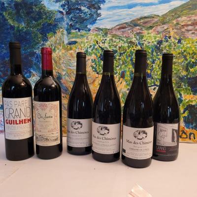 Coffret degustation 6b languedoc rouge en bio et en nature