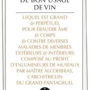 Rabelais traite sur le bon usage du vin