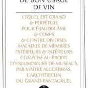 Rabelais traite sur le bon usage du vin