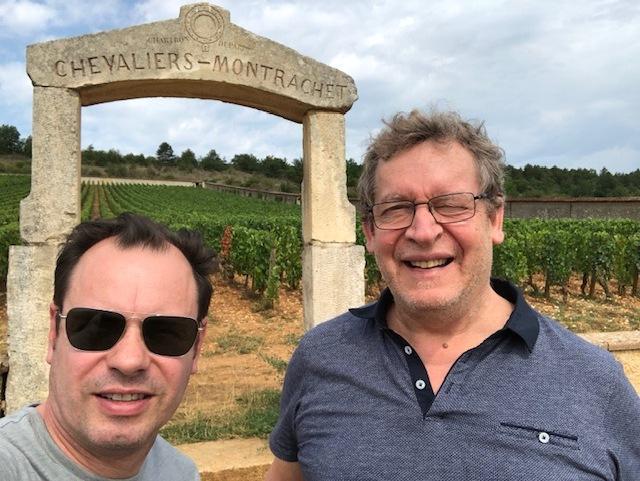 Serge arce et erick delille lors d un voyage en bourgogne 1